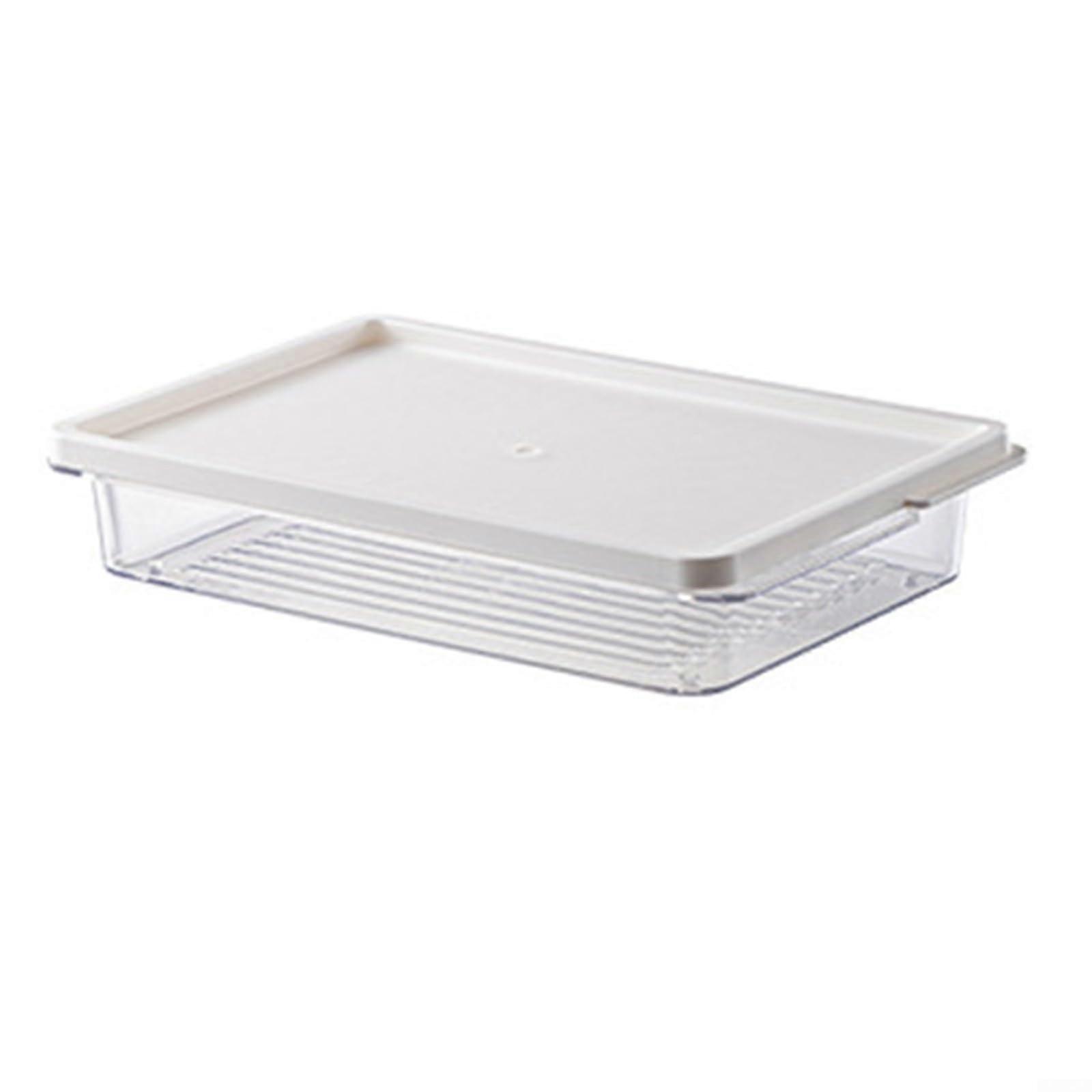 Refrigerator Organizer Set With Sealed Containers 700 ml - Airtight, Stackable, Keeps Food Fresh, BPA Free