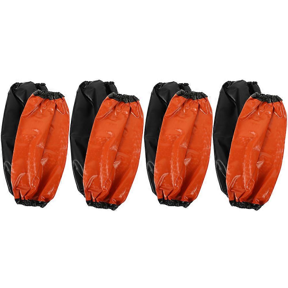 4 Pairs Household Oversleeves for Daily Use Kitchen Arm Protection