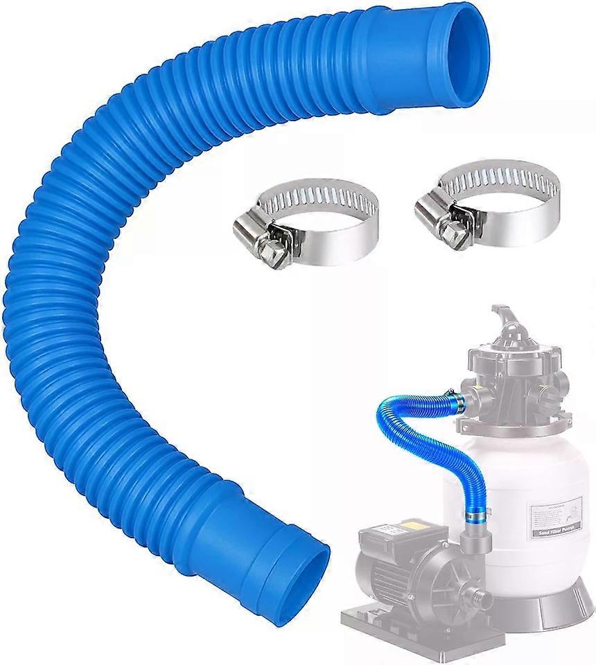 Pool Sand Filter Pump Hose, 1.25 Inch Diameter Replacement Hose for Above Ground Pools