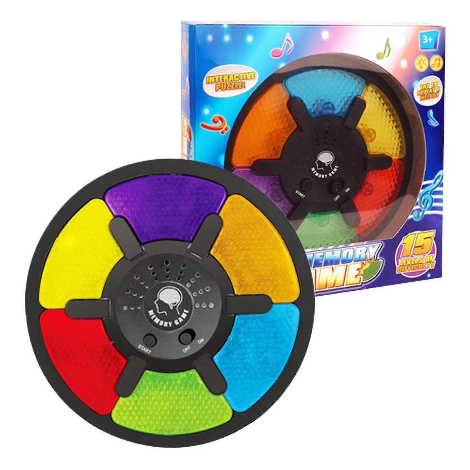 Illuminated Memory Game With Lights And Sounds, Colourful Classic Memory Board Games, Electronic Interactive Toy