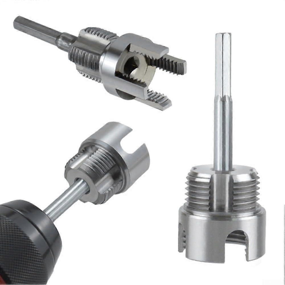 DIY Pipe Threading Tool Set, Internal and External for Pipes, Carbon Steel (ThreePiece)