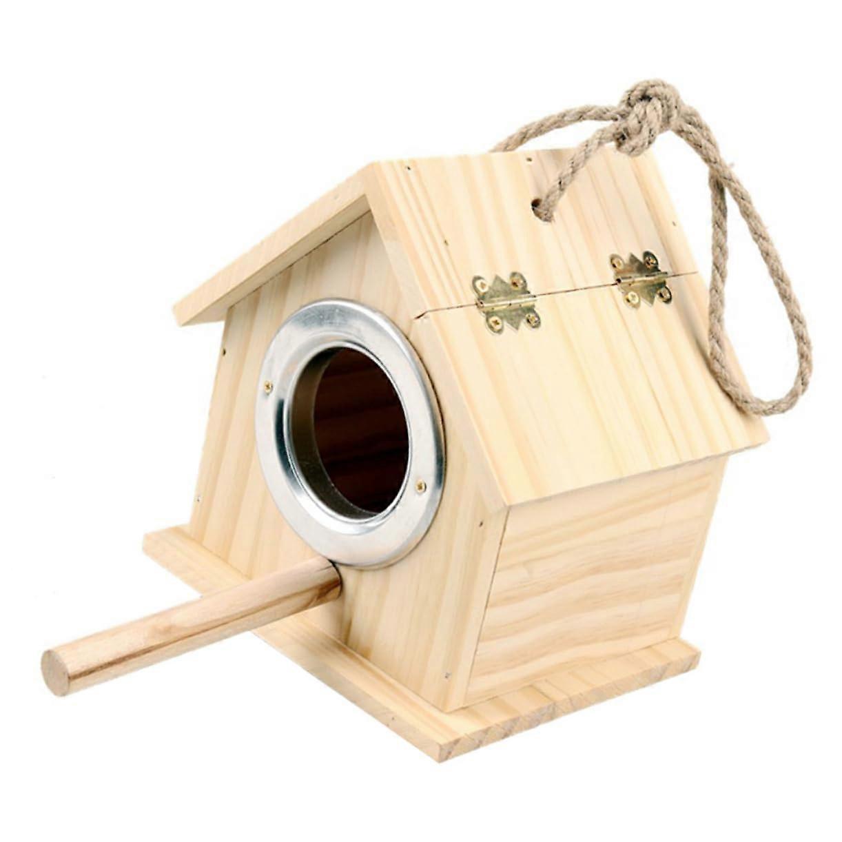 1 Piece Wooden Parrot Nest Box for Healthy Breeding Environment