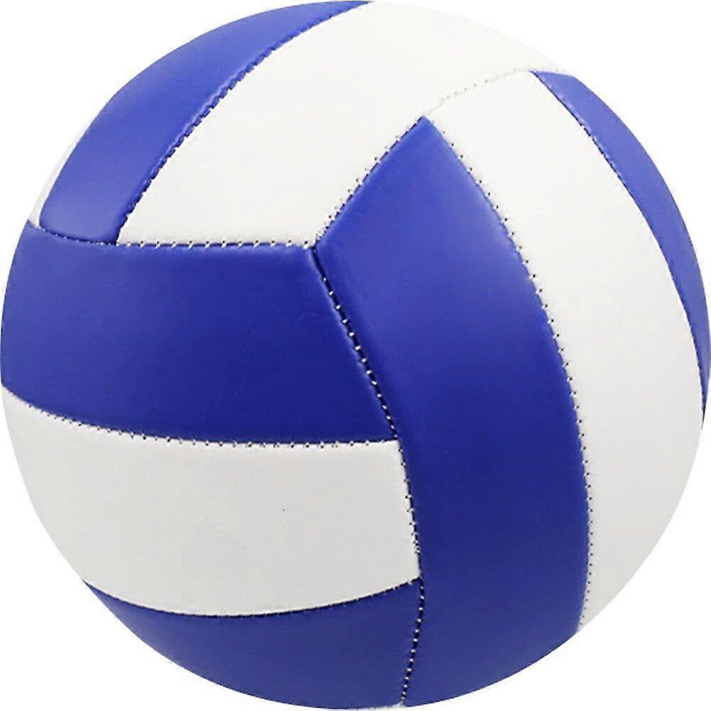 Size 5 Volleyball Professional Competition Volleyball Soft Touch Beach Game Volleyball For Indoor Training Outdoors Blue / White