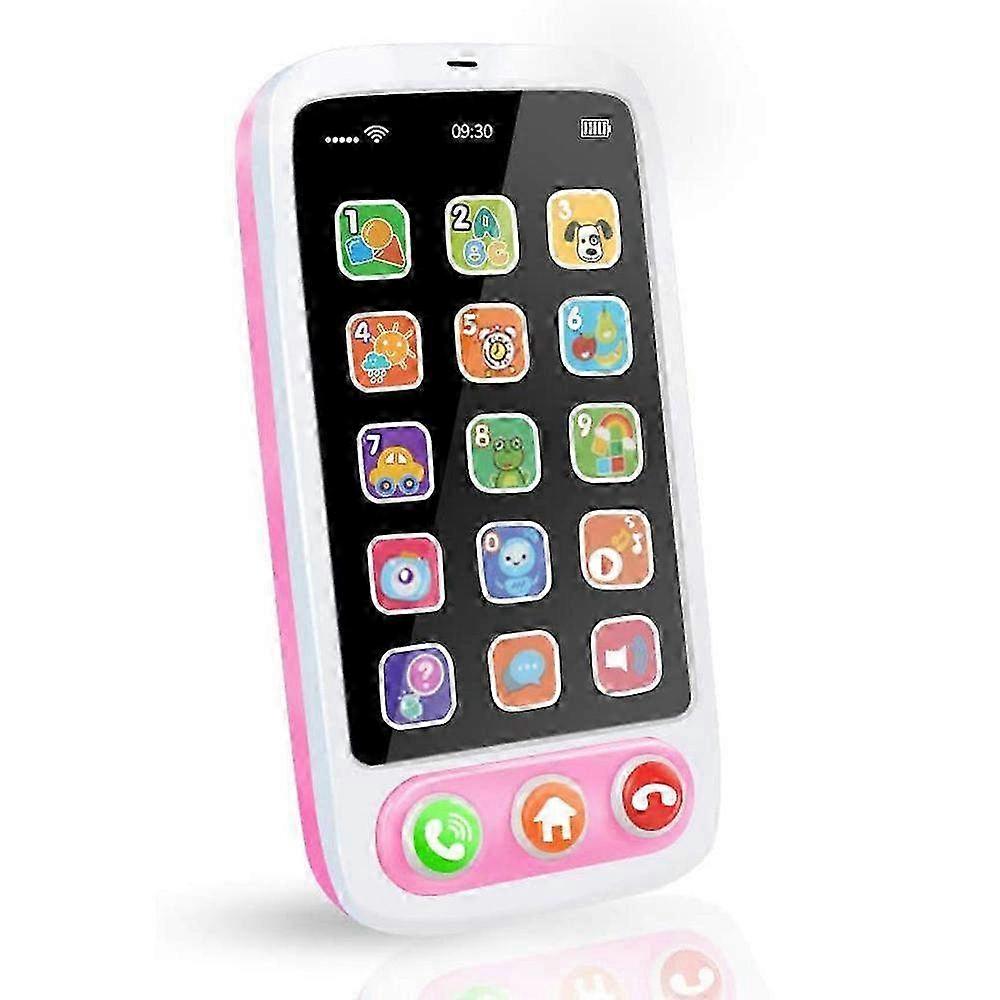 Educational Sensory Baby Phone Toy - Interactive Learning Gift for Infants & Toddlers with Lights and Sounds