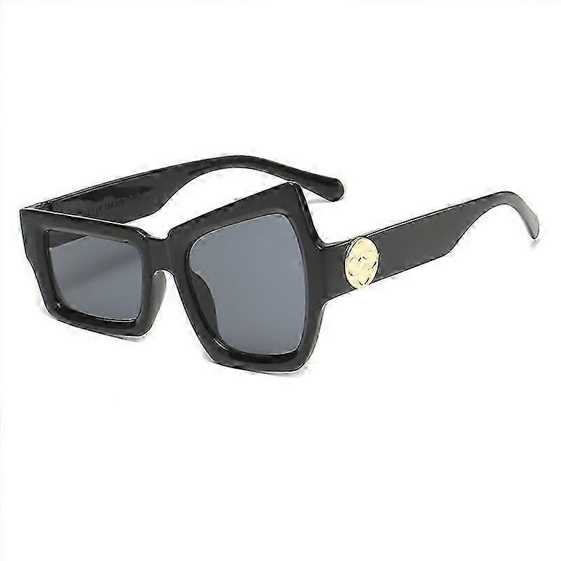 Sunglasses Irregular Sun Glasses Eyebrow-raising Funny Personality Trendy Hip-hop Eyewear Solid Leopard Cat Eye Sunglasses
