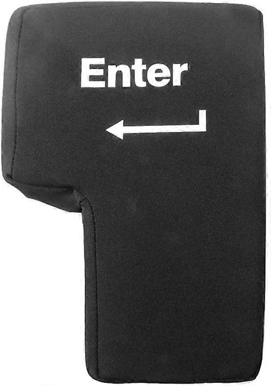 Enter Key Pillow Large USB Enter Button Stress Relief Desk Nap Pillow Hand Tool For Home Office Computer Laptop