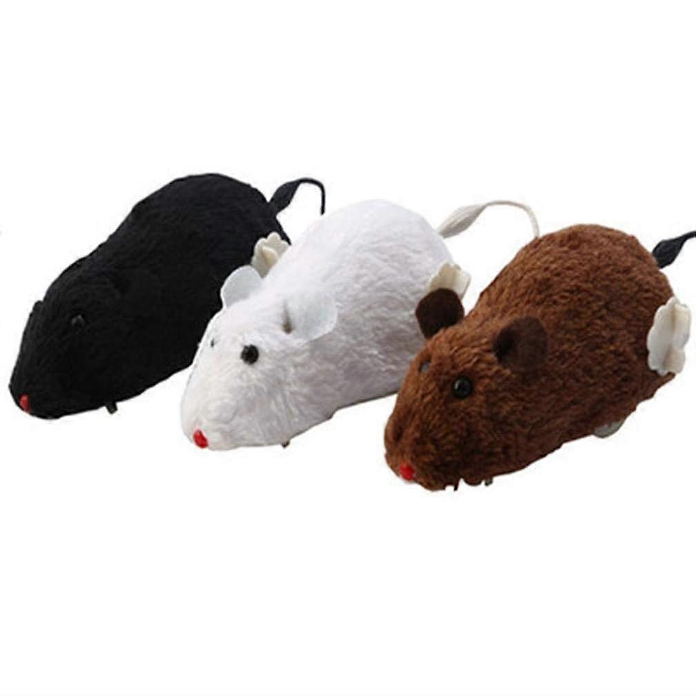 Pet Toy Clockwork Control Running Rat Mouse for Cats and Dogs Durable Practical Interactive Pet Supplies