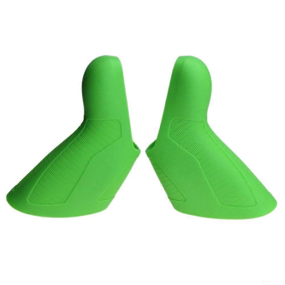 Weather Resistant Silicone Brake Lever Hoods Compatible With SRAM Red Force Rival 11-Speed Bicycles Green