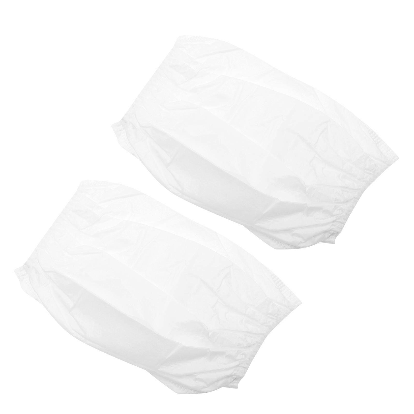 Waterproof Disposable Protective Sleeves for Baby Clothes White Pe and Fabric Material for Various Occasions 10Pcs
