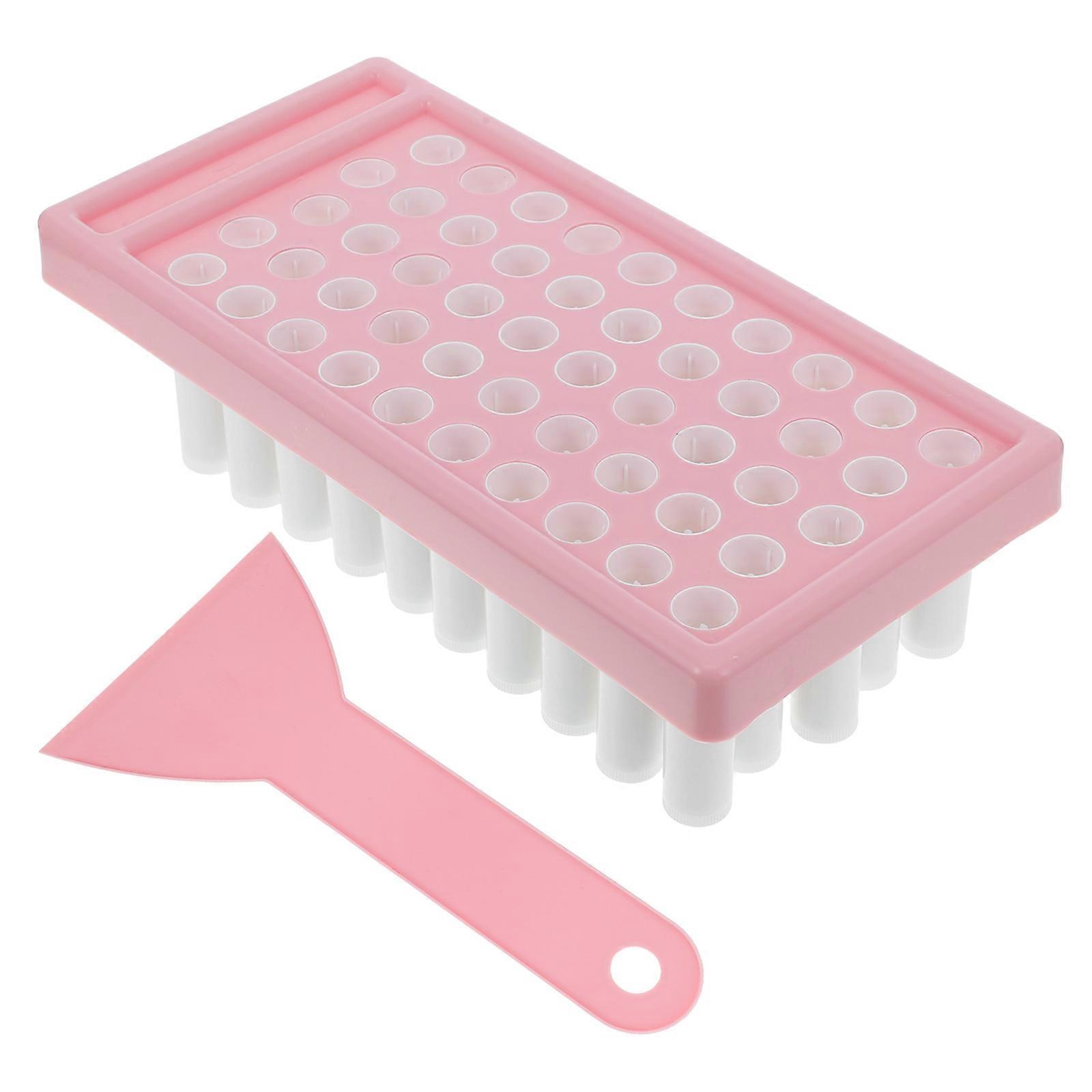 Empty Lipstick Tubes White PP Plastic 1Set for DIY with Versatile Compatibility Design