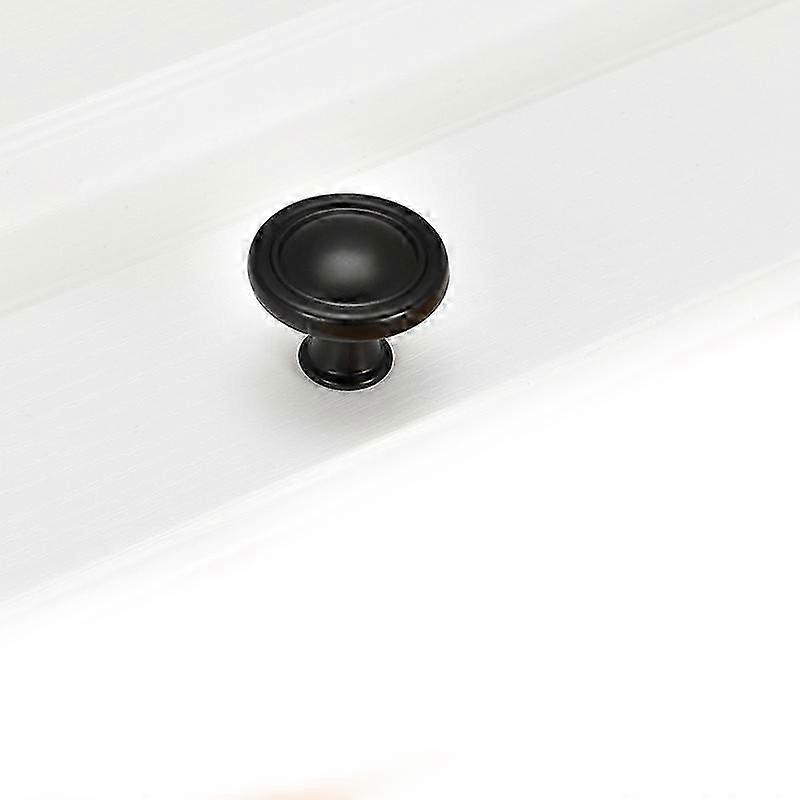 10 piece set of black cabinet, round zinc alloy cabinet, black drawer, kitchen hardware, solid cabinet, drawer