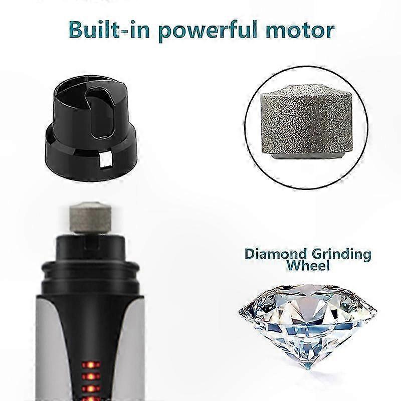 High-Power Pet Nail Grinder with Fast Grinding, Low Noise, and Automatic Operation for Quiet Grooming Sessions
