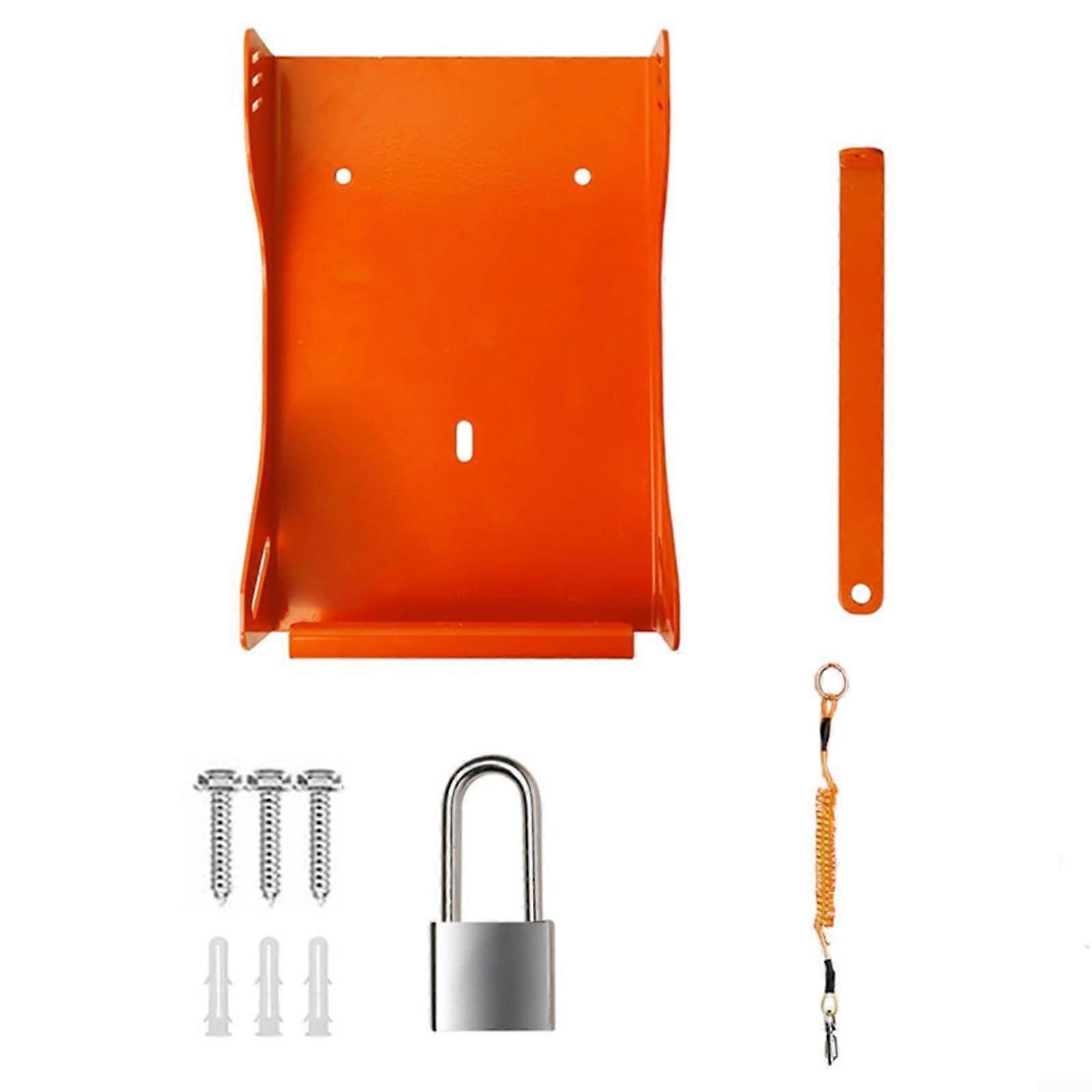 Heavy Duty Blower Rack Compatible With BG50 BG56 BG66 BG86 Hand Blower Holder With Blower Rack Mounting Pin Padlock