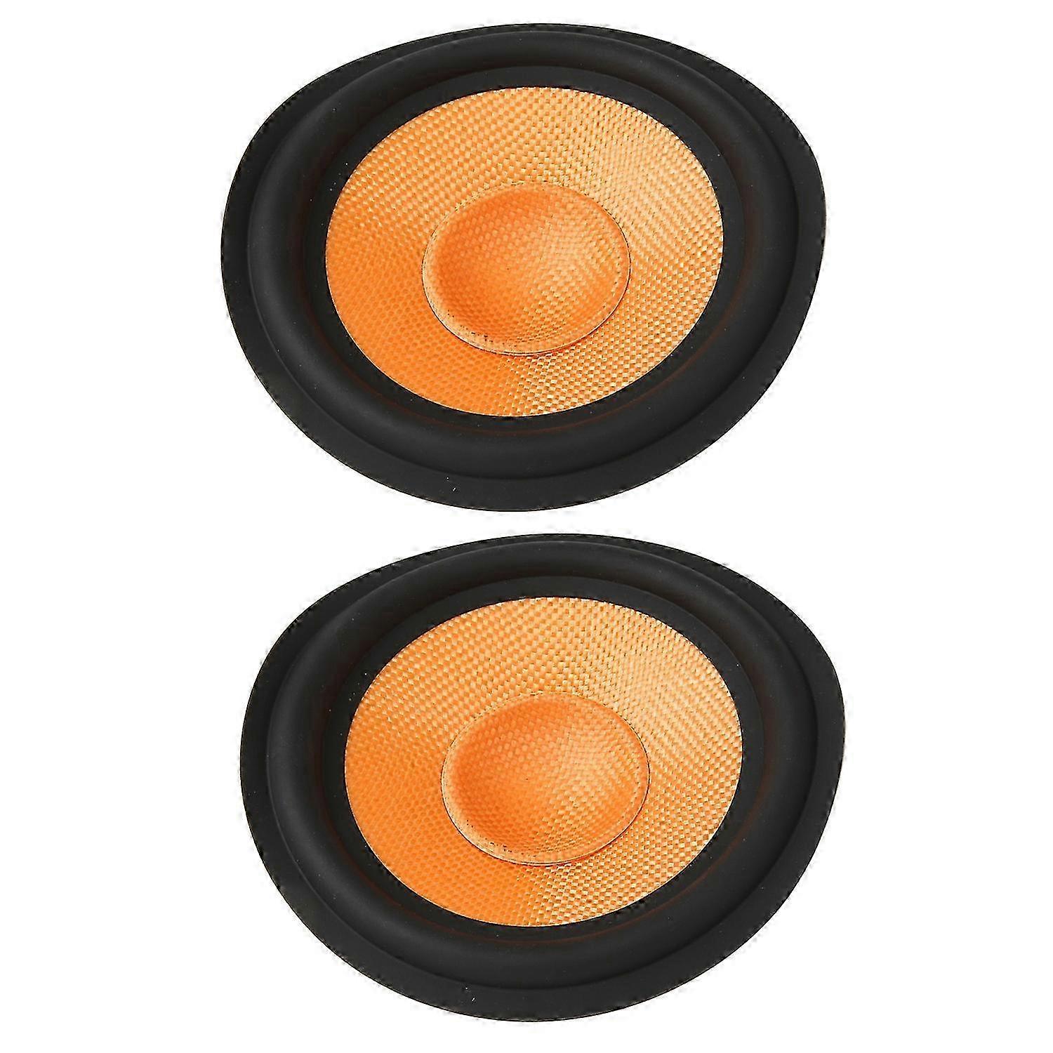 Speaker Cone Drum Paper Professional 1 Inch Inner Diameter Replacement Subwoofer Drum Paper Orange