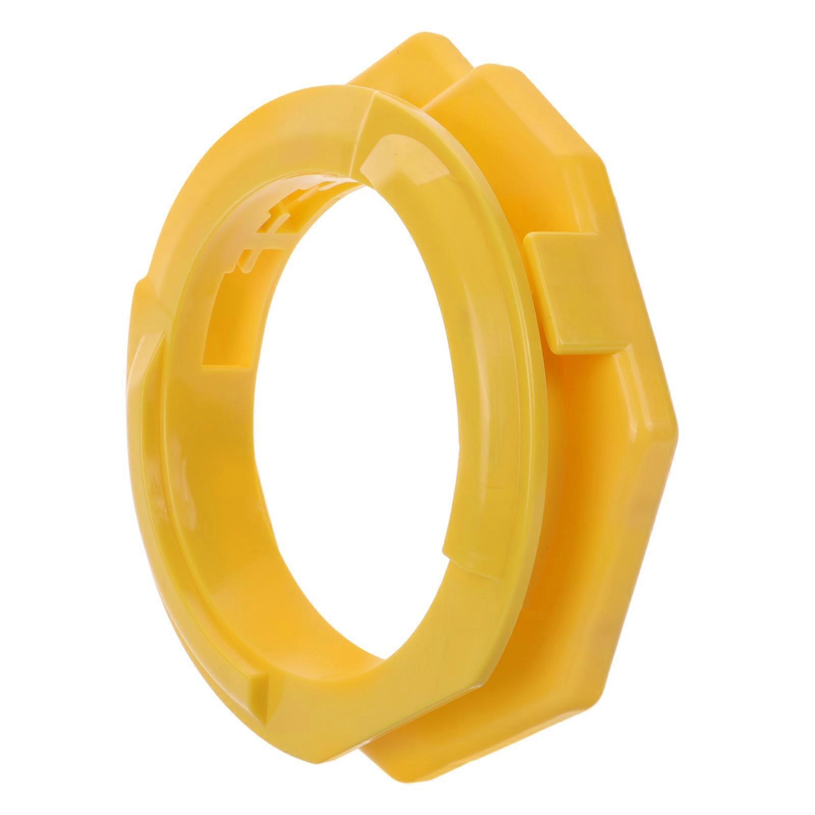 Yellow Plastic Pool Cleaner Feet Pad Compatible with Multiple Models for Effective Debris Removal 3.5 inches