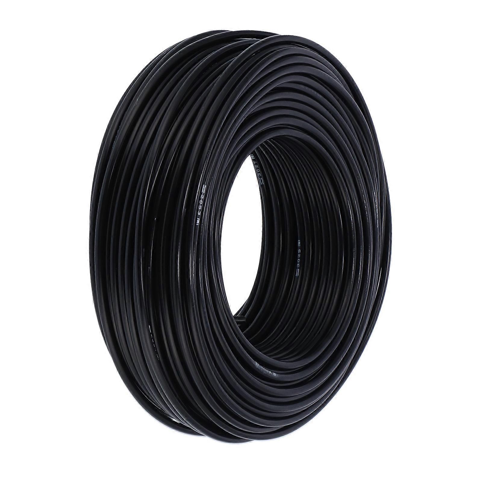 Copper Wire Cable BVV-1x10 7-Core 100m Black PVC Insulated