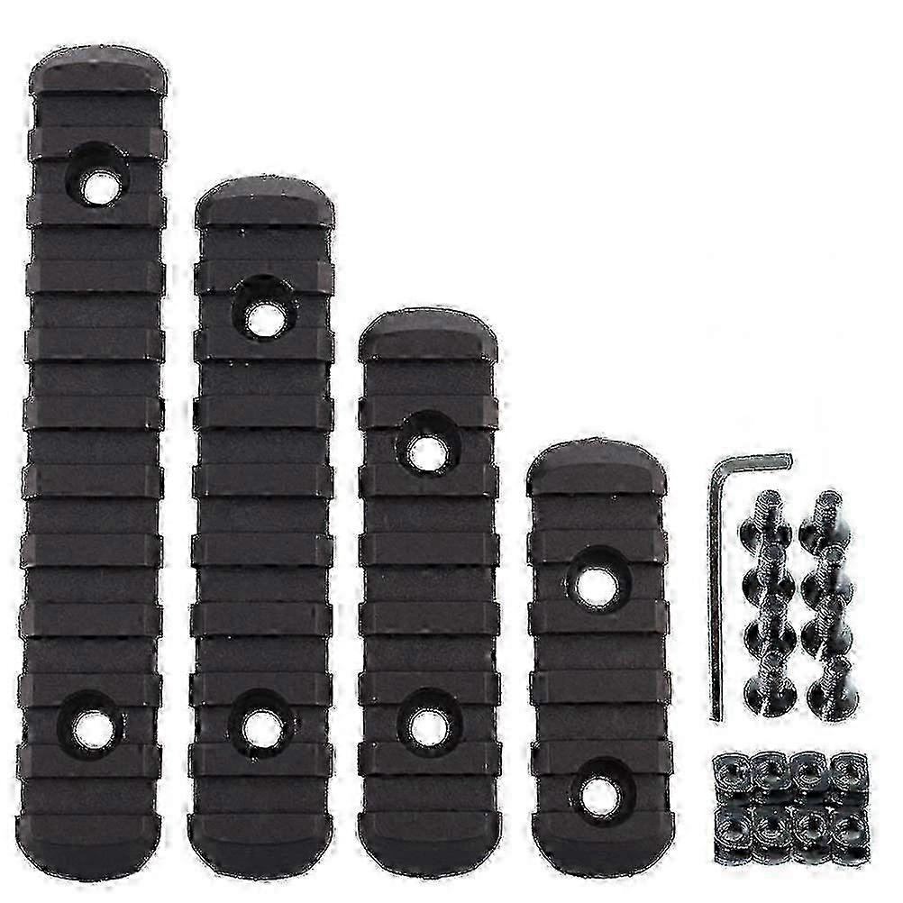 4 Pcs Picatinny Rail Section Tactical Rail Section Polymer Rail Section Rail Section Kit-Yvan