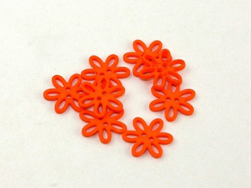 Dill Plastic Flower Buttons (Value Pack)