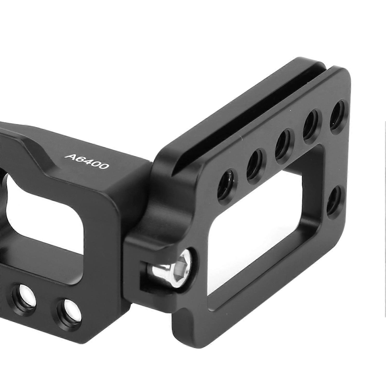 Full Metal L Quick Release Plate Vertical Shooting Handle for Sony LB A6400 Mirrorless Camera