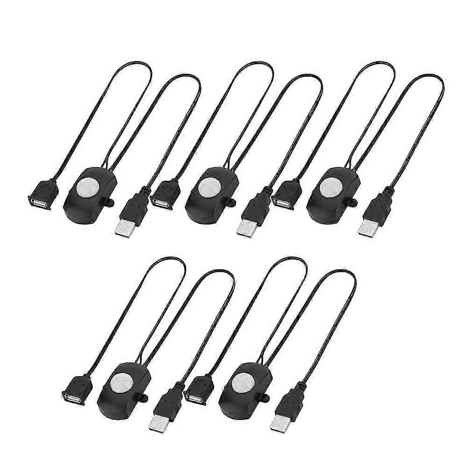 5Pcs DC 5V/12V/24V USB PIR Infrared Motion Detector Sensor Switch for LED Light Strip Intelligent Body Motion Sensor(A)