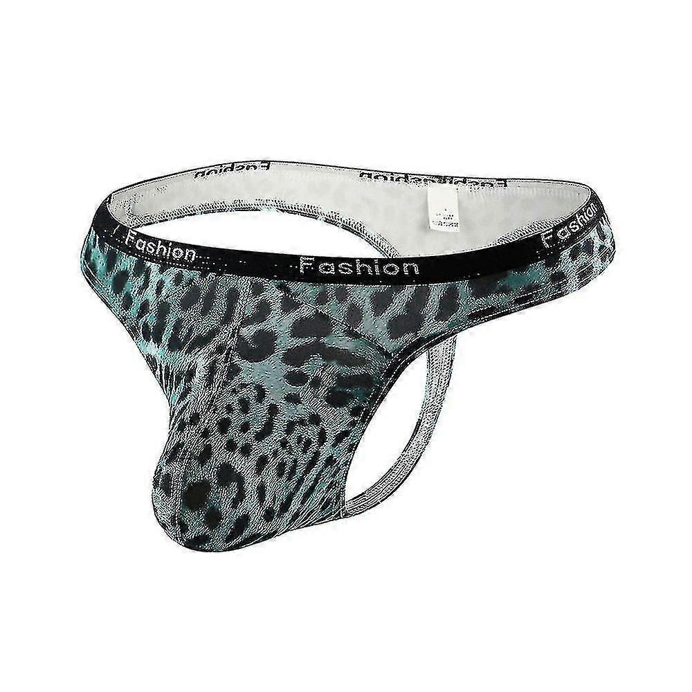 Männer Sexy Leopard Slip T-Rücken G-String String Strings Unterwäsche Unterhose