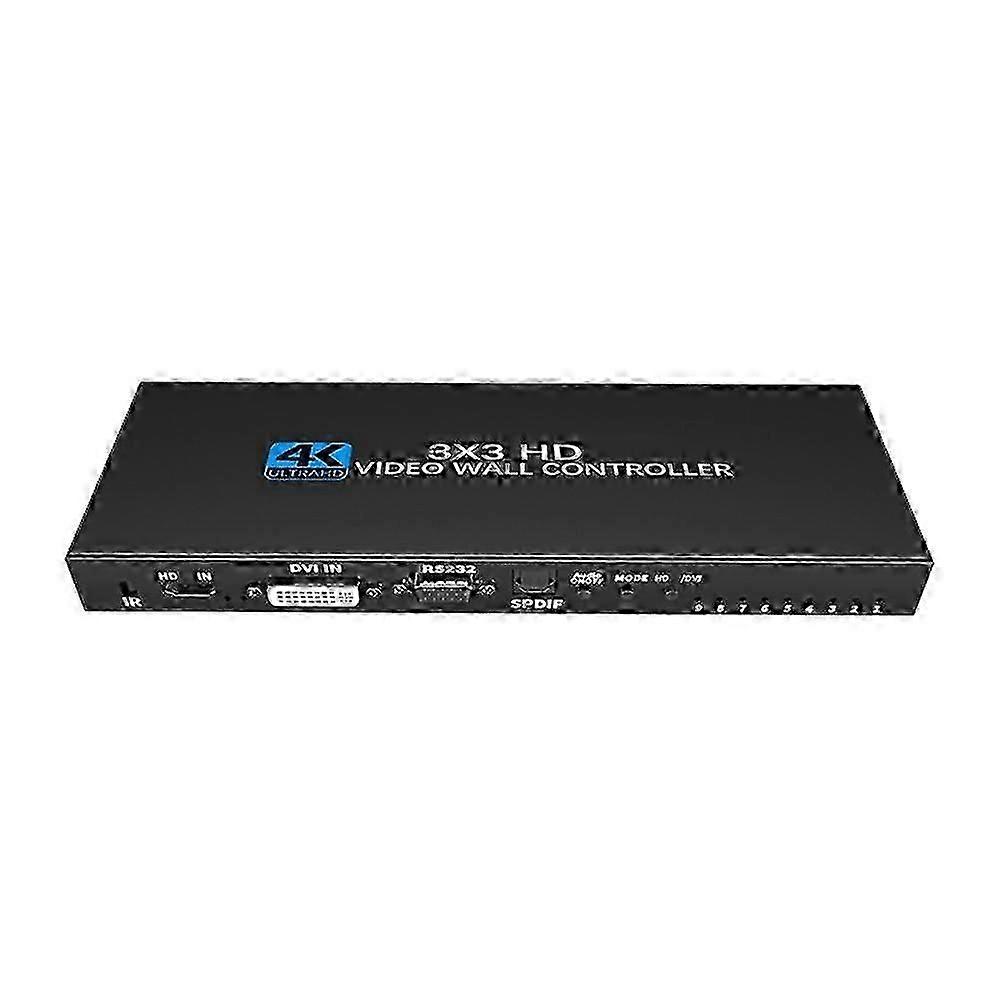 4K -Compatible Video Controller 3x3 Video Wall Processor -Compatible Multi-Screen Video Processor U