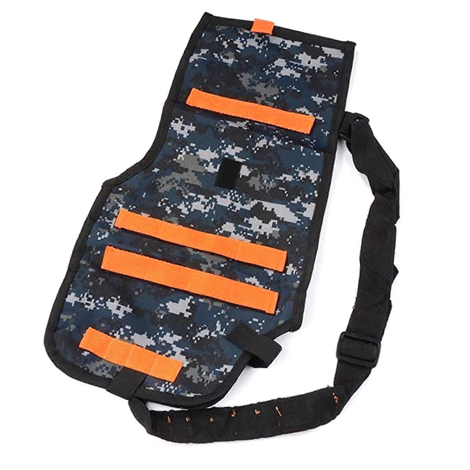 Adjustable Strap Backpack Back Pocket Game Toy Gun Bullet Storage Bag