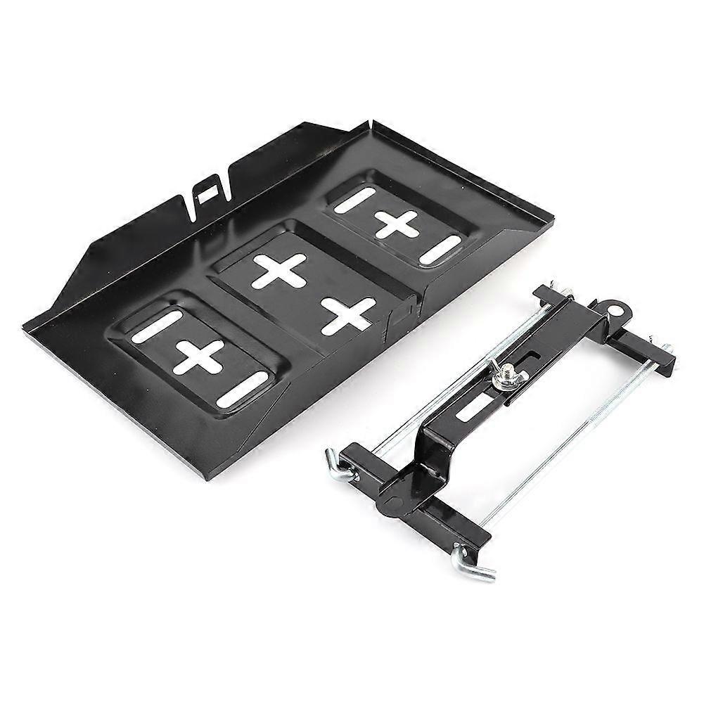 Storage Battery Holder Tray Mount Hold Down Clamp Bracket Kit Car Accessory23CM