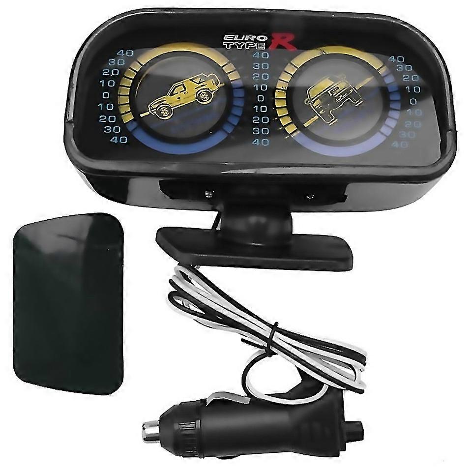 For Car Adjustable Compass Balancer Slope Meter Tachometer