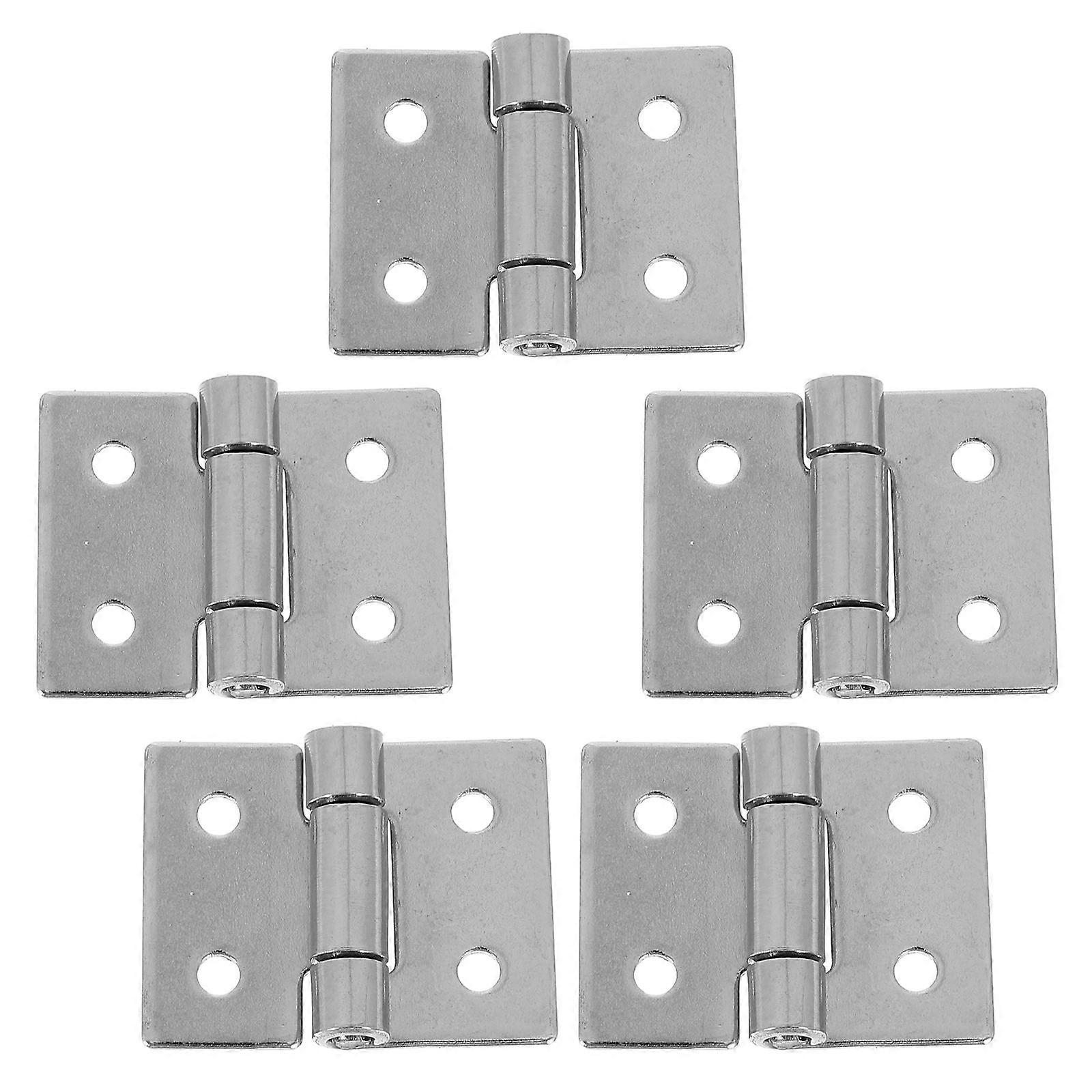 Iron Metal Gate Hinges 2Pcs Door Replacement Silver Gate Hinges