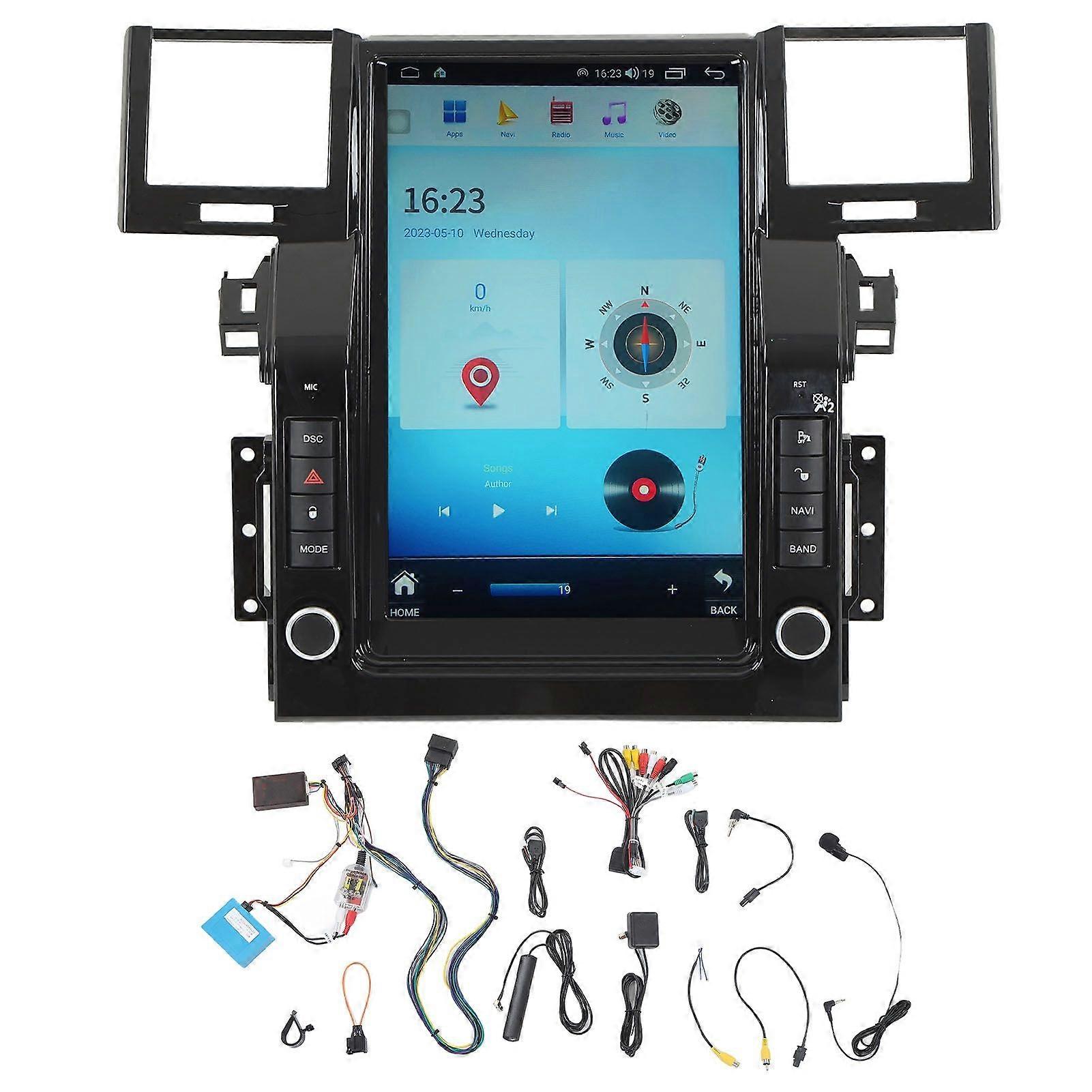 12.1in Car Stereo HD Touch Screen Wireless Carplay GPS Navigation Player Replacement For Land Rover Range Rover Sport L320 4+64G