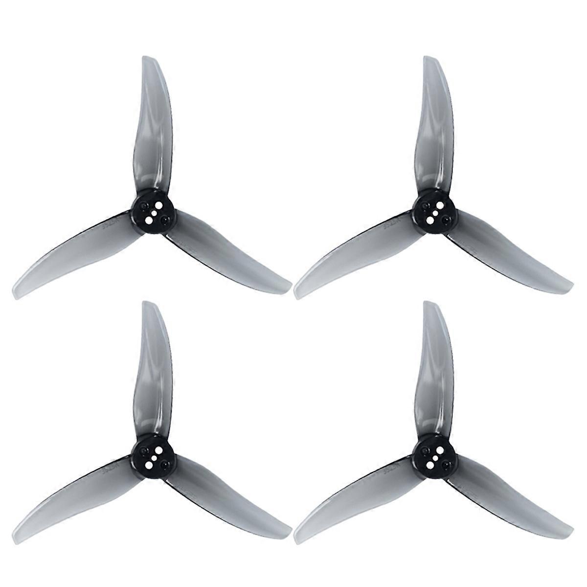 2Pairs 3525-3 3-Blade PC Propeller 1.5mm Three-Hole for 1806-2004 Motor for FPV Freestyle 3.5inch T