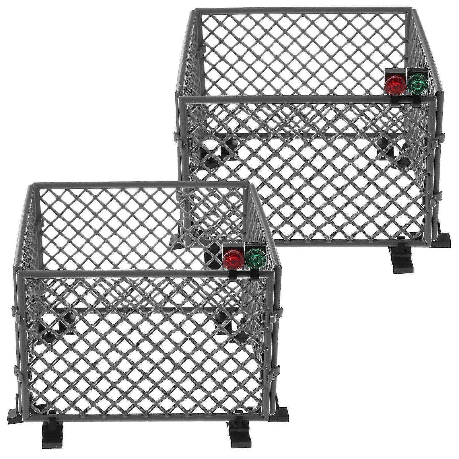 Military Toy Protective Net War Game Scene Accessory 2Sets for Children