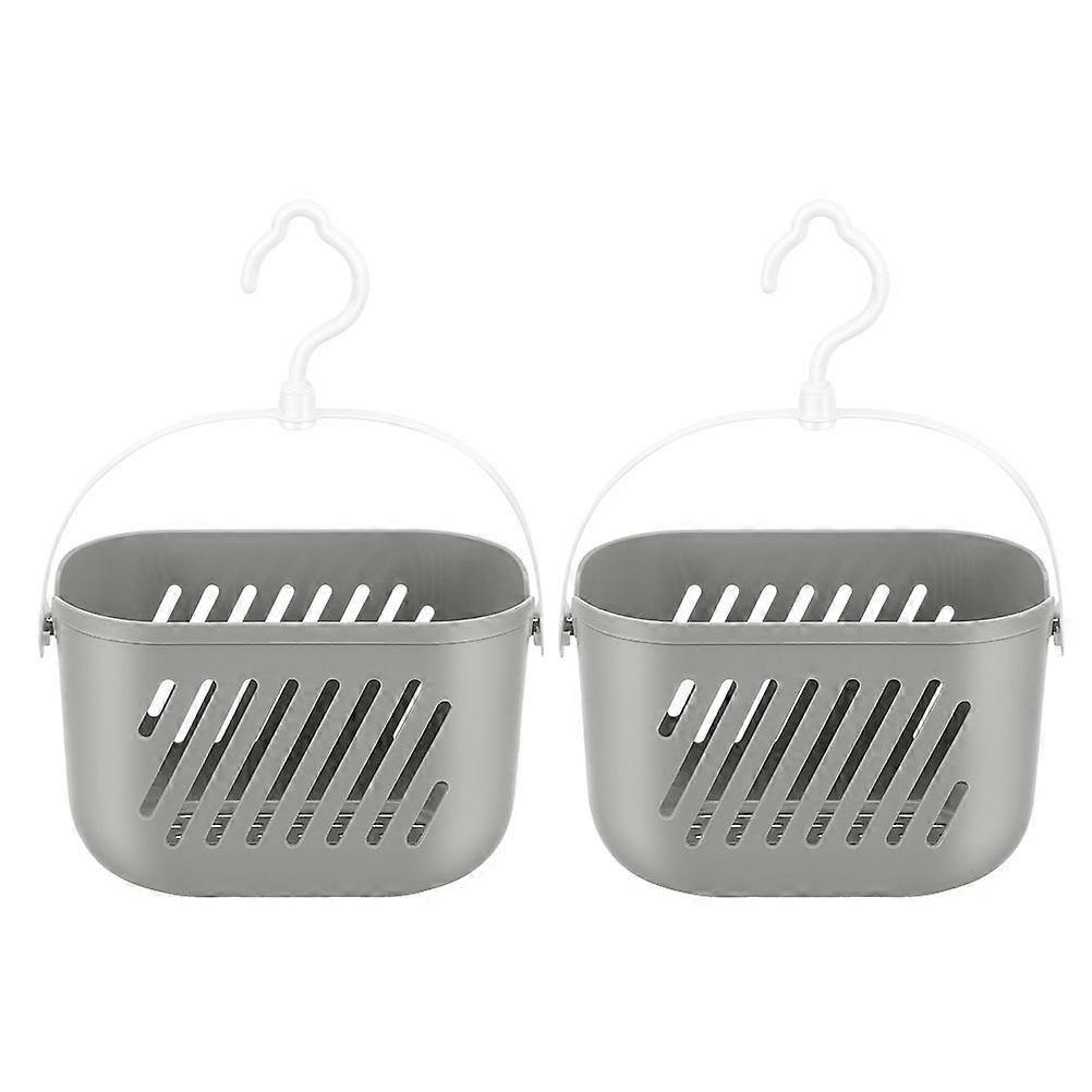 Plastic Hanging Basket for Organizing Hanging Shower with 6Pcs