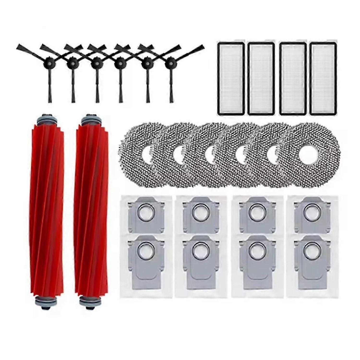 26PCS for Q MaxV/Q S/Q Pro Spare Parts Main Side Brush Dust Bag Hepa Filter Mop Cloths