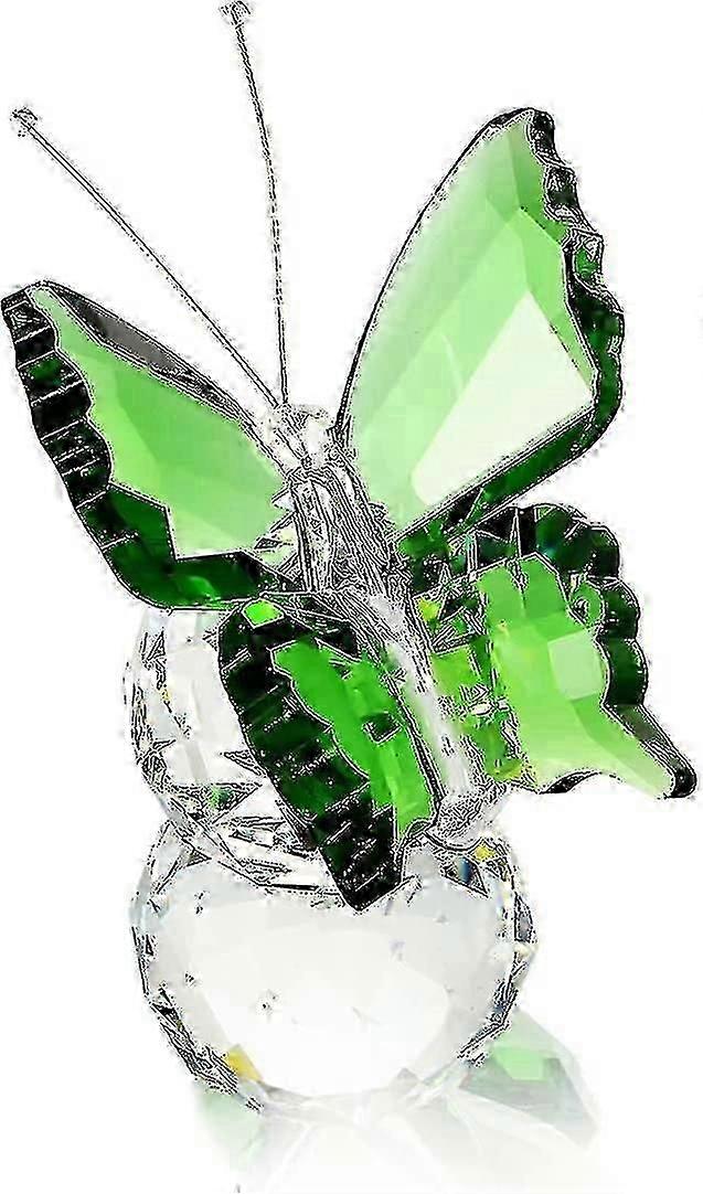 Crystal Butterfly Glass Ornament