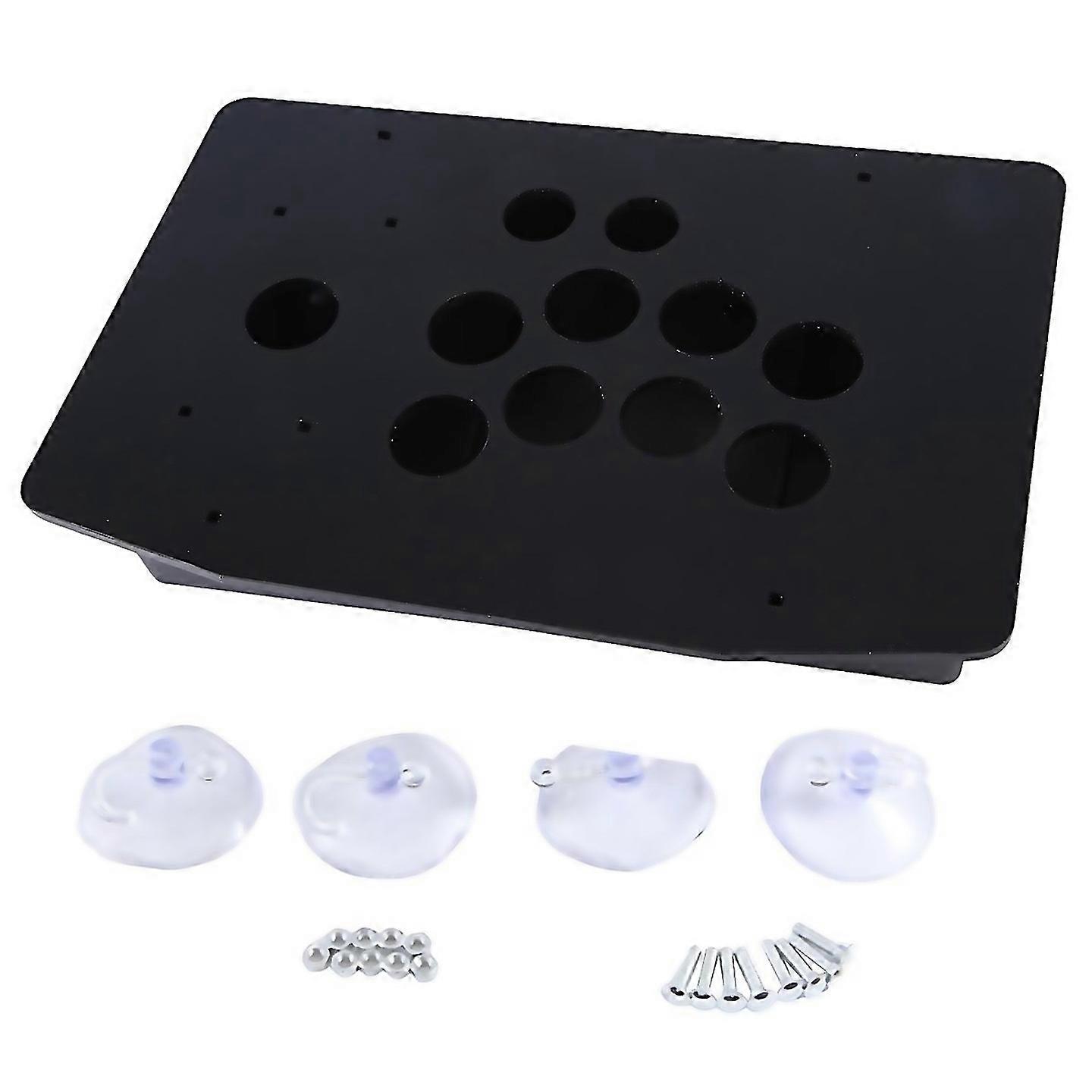 For Arcade Joystick Acrylic Panel Case For Arcade Game Machine Diy Can Be Installed Joystick Button