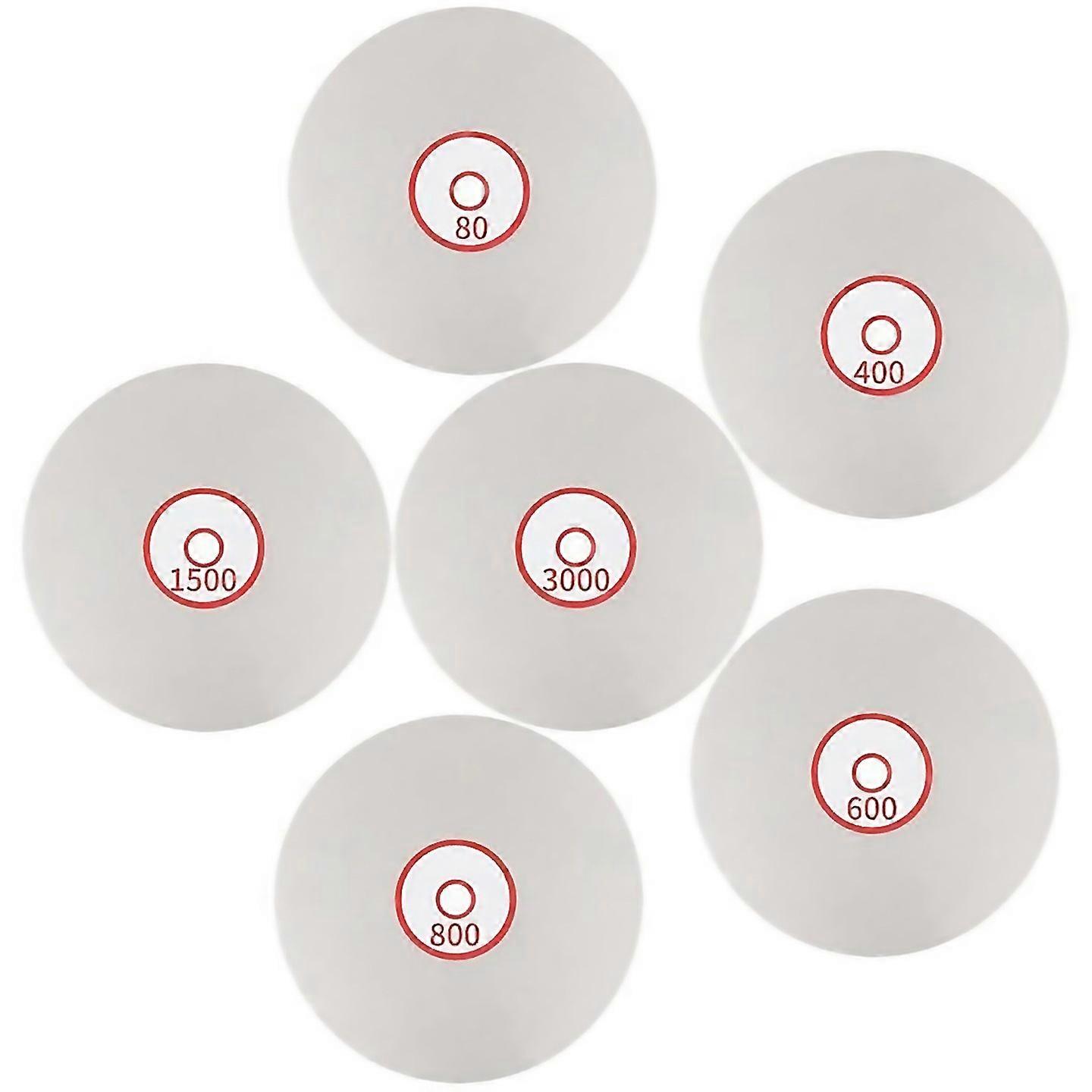 For Diamond Polishing Disc Set 6 Pcs 6inch Diamond Flat