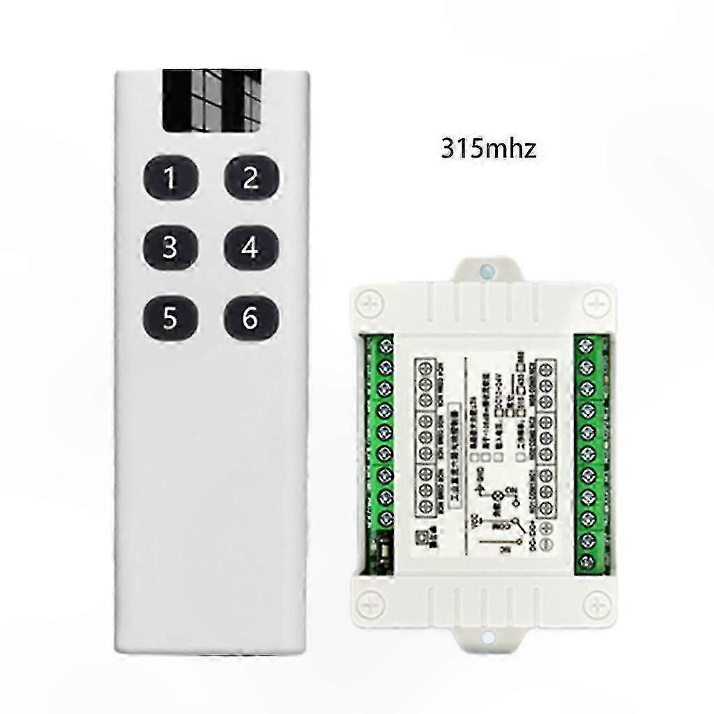 For Dc 12v 6ch 6ch Rf 315/433mhz Wireless Remote Control Switch System