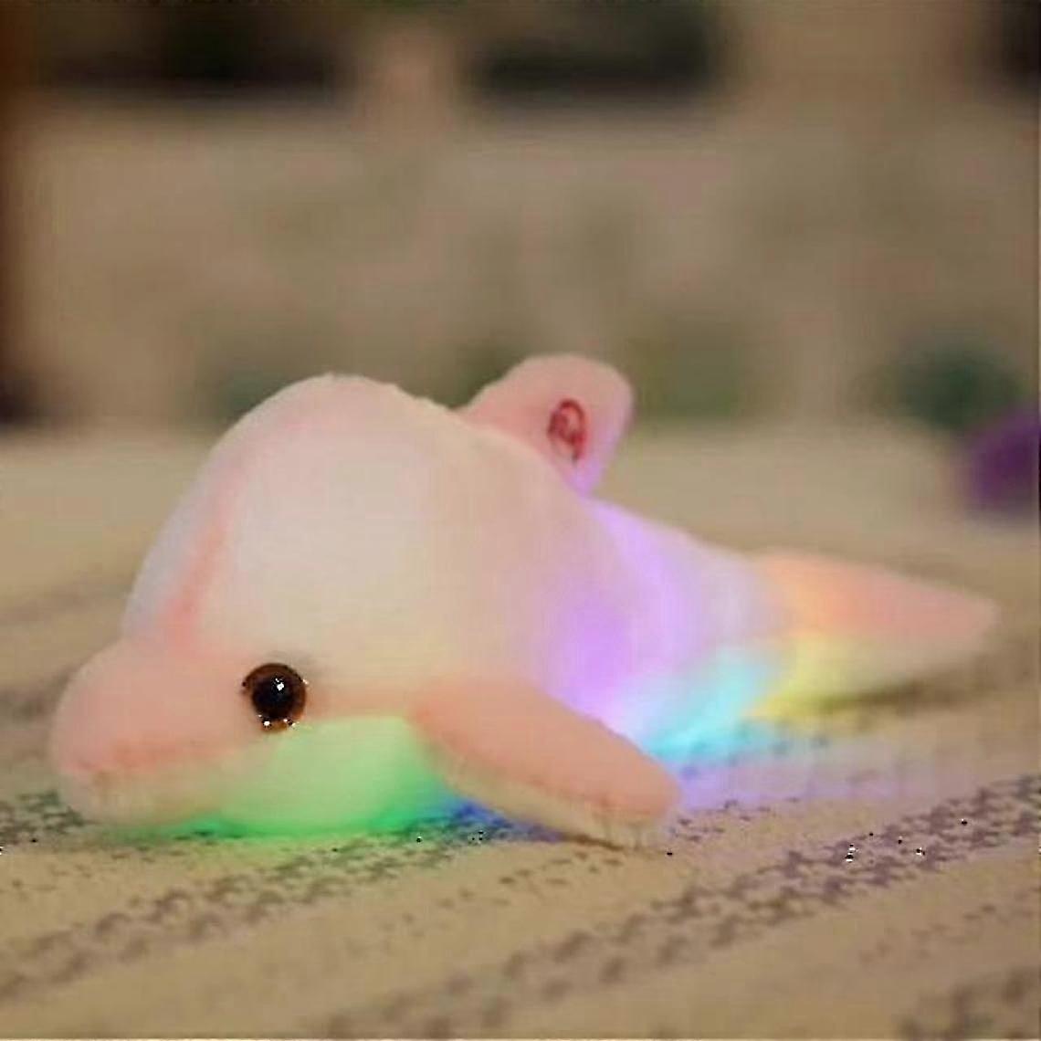 Cute Creative Luminous Dolphin Doll Animal Pillow