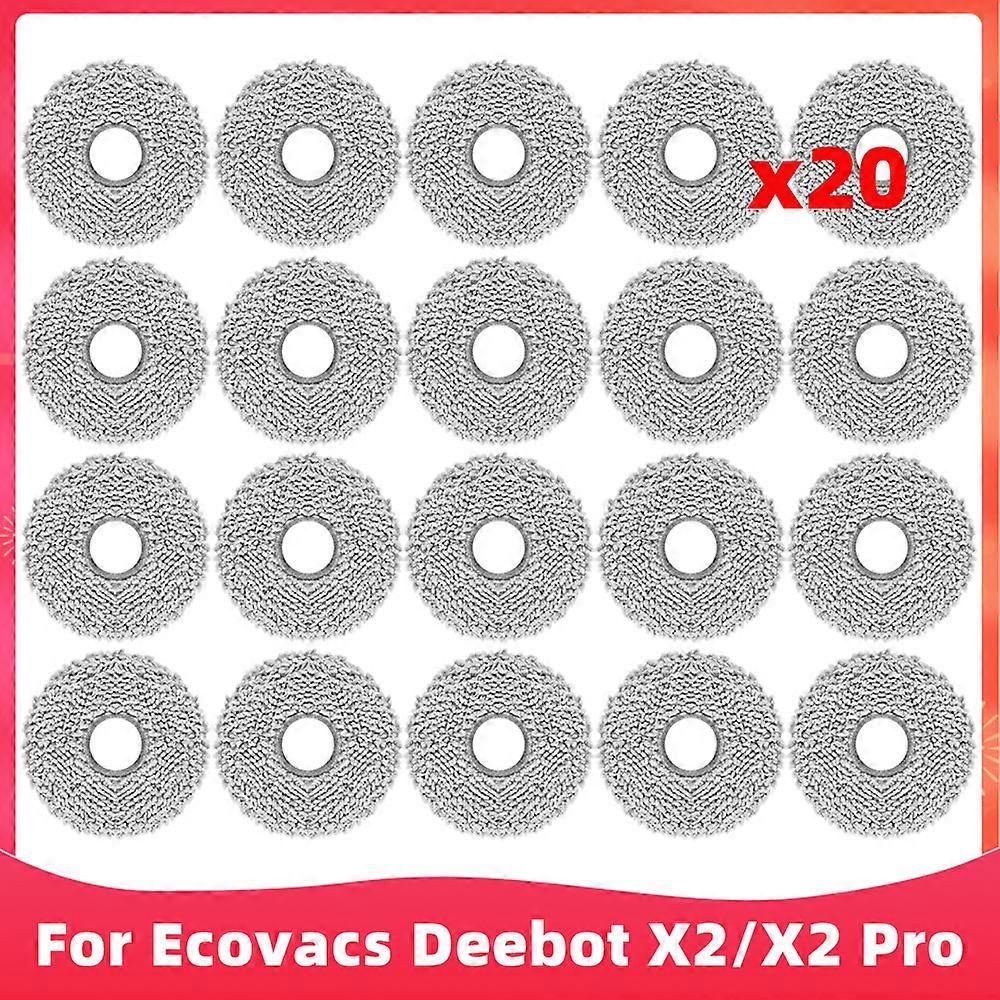 Apply Fit For Ecovacs Debot X2 Pro / DEX86 / X2 Omni / X2 Combo Mop Cloths Rag Robot Vacuum Cleaner Replacement Accessories Spare Part