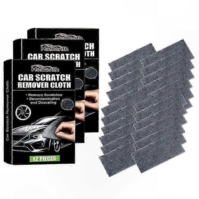 12-Pack Nano Sparkle Cloth for Car Scratch Removal Magic Cleaning Tool