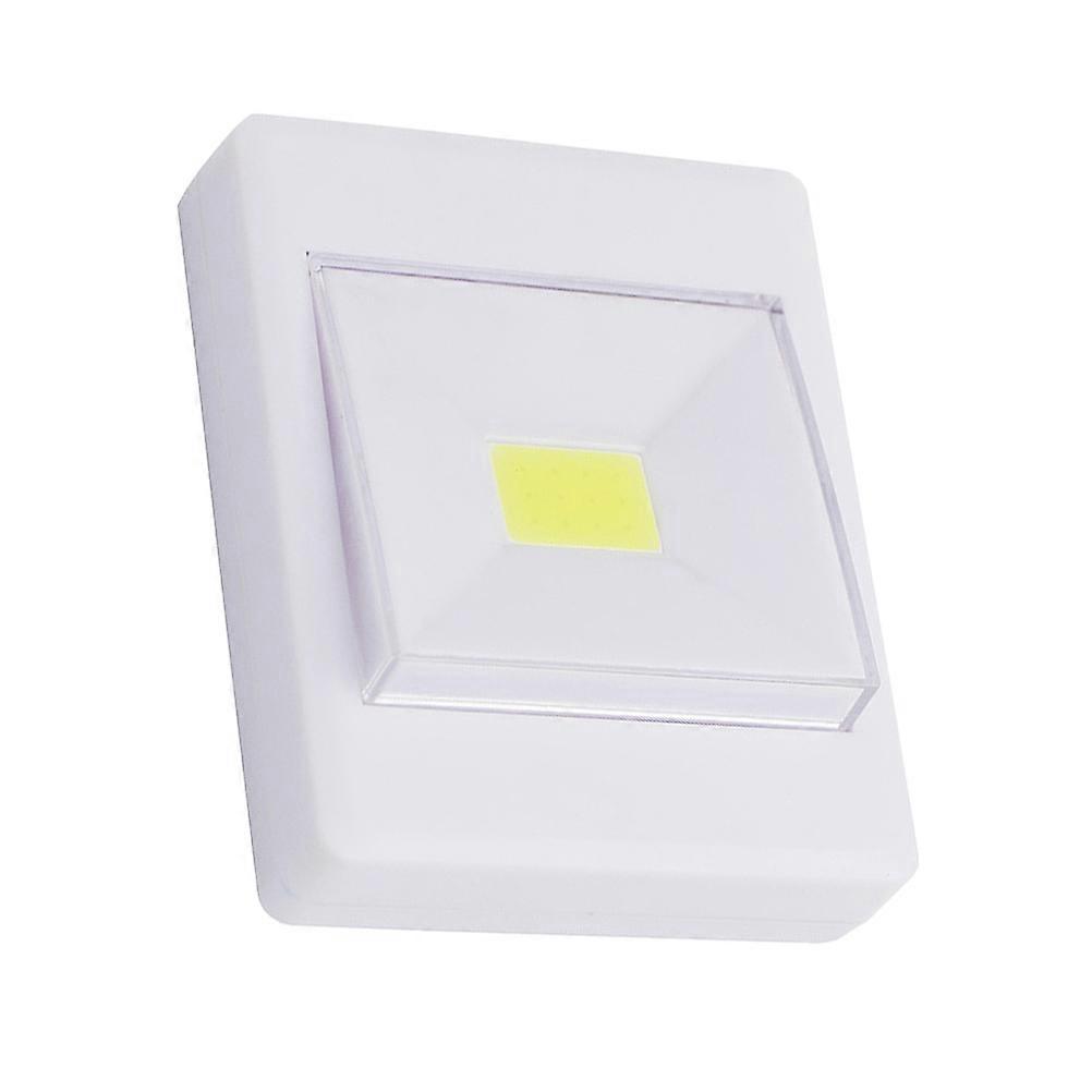 White Cob LED Wall Light Switch for Lighting 3Pcs Battery Operated
