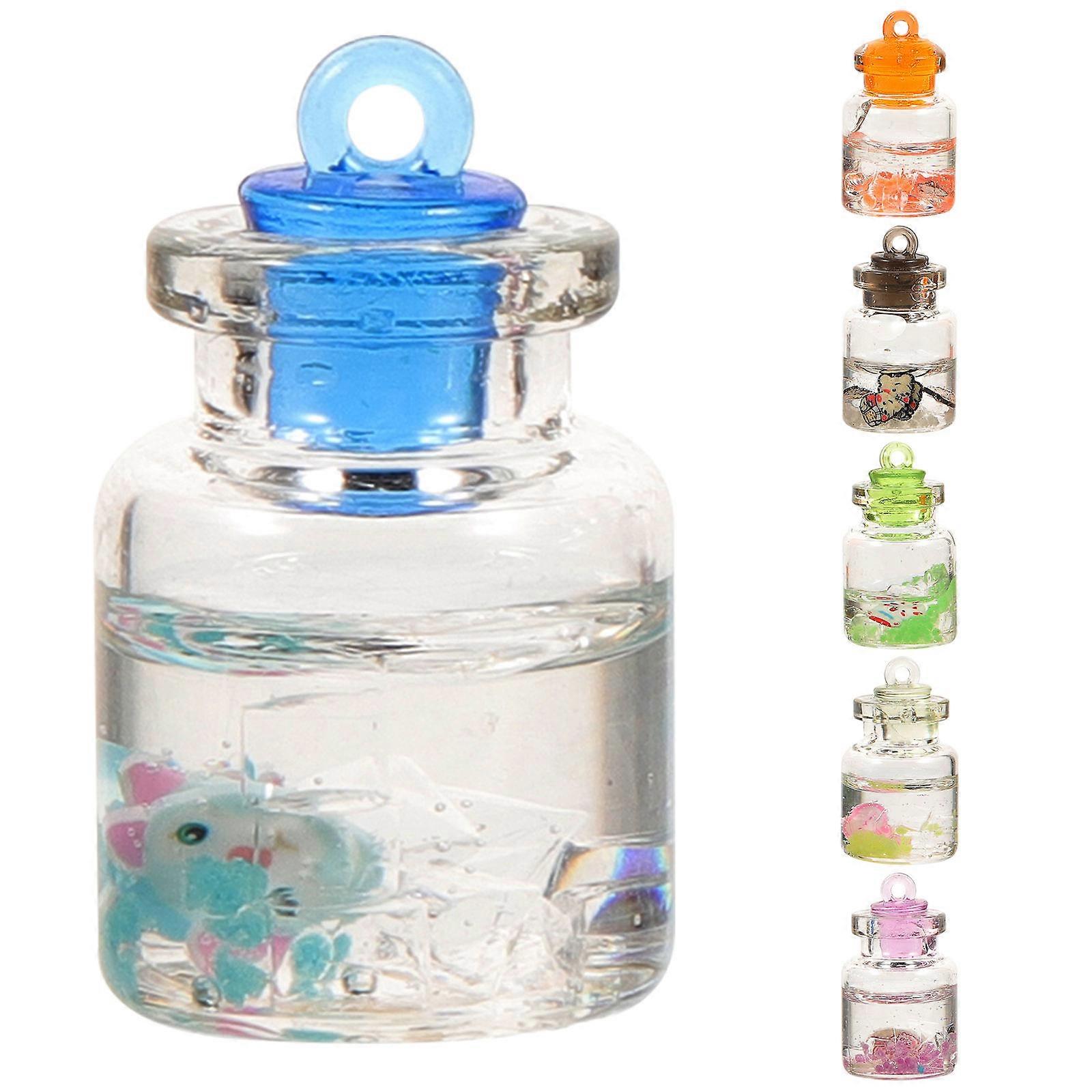 Resin Bottle Charms 30Pcs For DIY Jewelry Making And Craft Enthusiasts Assorted Color Perfect For Handmade Crafts