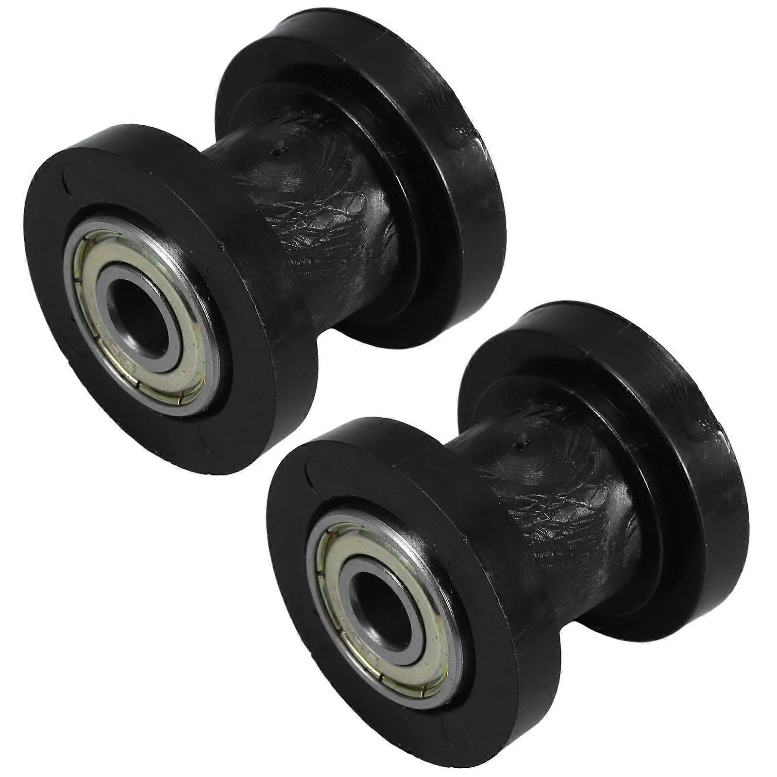 Motorcycle Chain Guiding Roller 6 Pcs Ideal For Motorcycle Maintenance Shock Absorption Circular Design