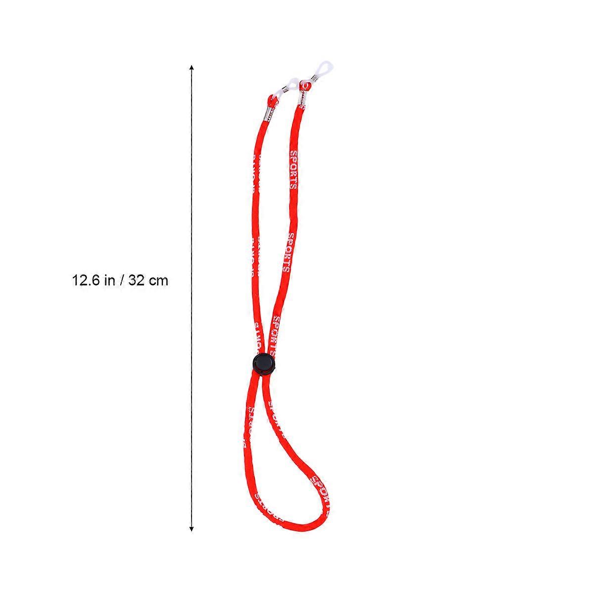 Glasses Holder Strap Eyewear Safety for Hanging Eyeglasses Red