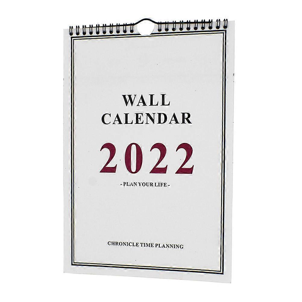 Note-Taking 2022 Wall Calendar Hanging Calendar for Home Use 2Pcs