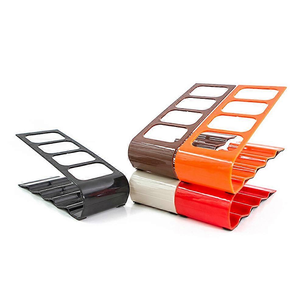 2Pcs Remote Holder Organizer for TV Storage Rack with 4 Frame in Red