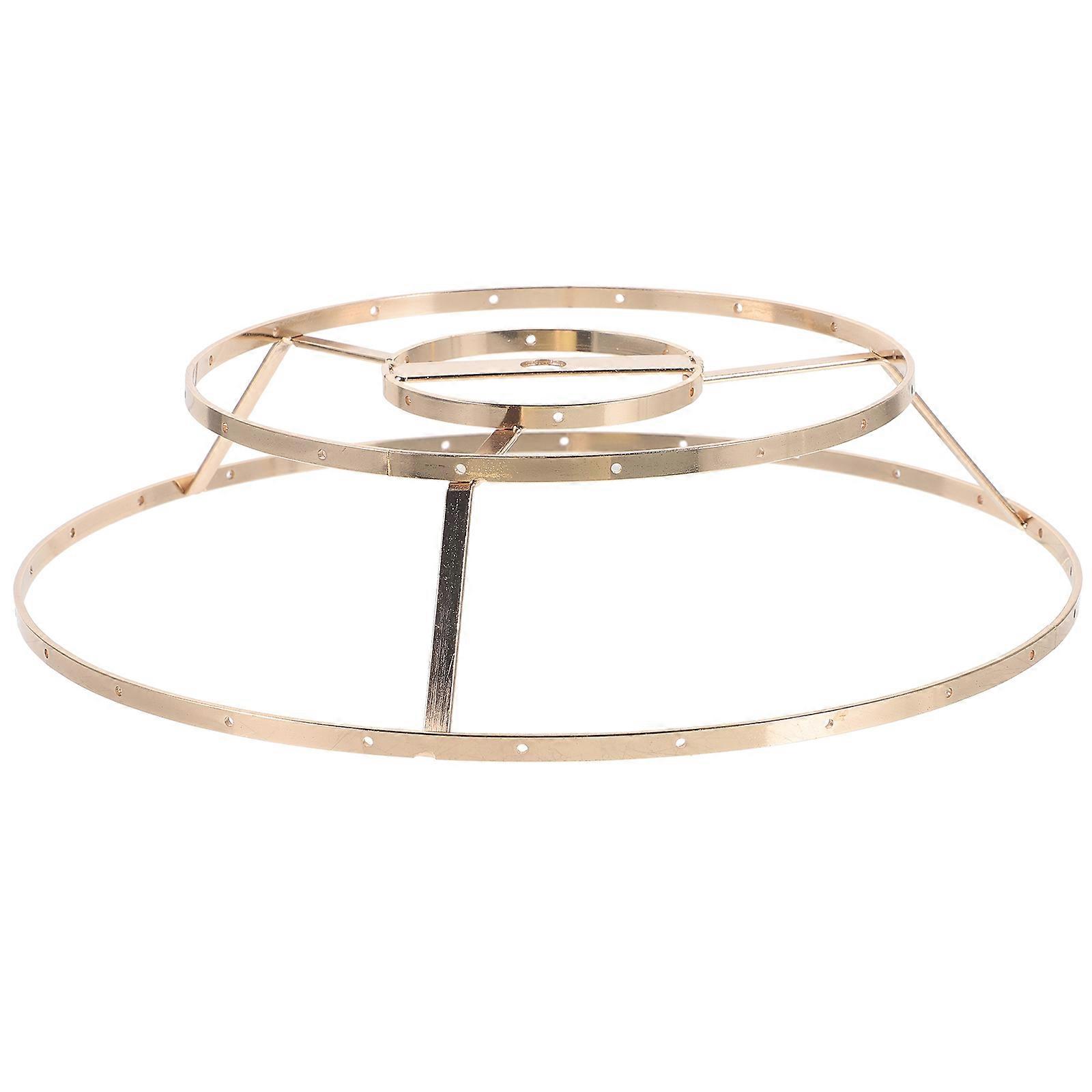 Metal Lamp Shade Frame for 3Pcs Lampshade DIY Pendant Lamp Holder