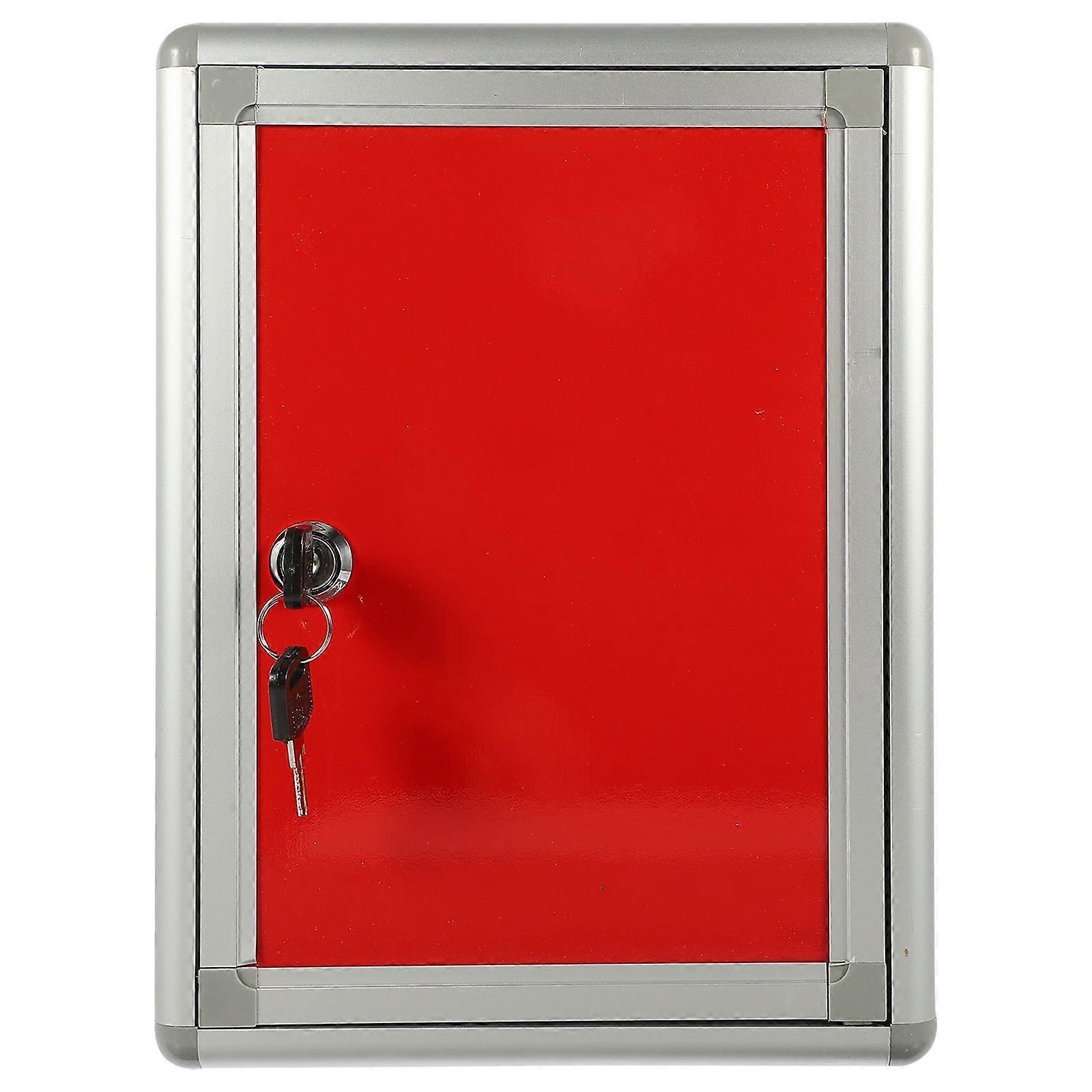 Wall Mount Mailbox Aluminum Alloy for Suggestion Collection 3Pcs Locking